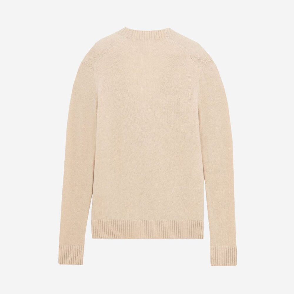 NWT - Maison Kitsune Baby Fox Men's Cardigan - Beige🦊 - Picture 3 of 6